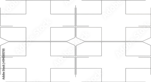 Geometric shapes and lines diagram.