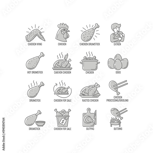 Chicken meat cuts and cooking methods