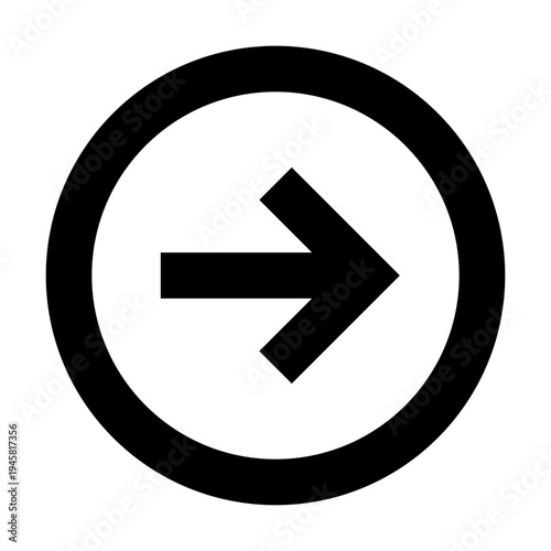 Free Download Right arrow in circle icon for forward, next, or proceed actions in navigation and UI flow. Perfect for apps, websites, dashboards, mobile screens, clean layouts, and digital systems. - GFXLoad
