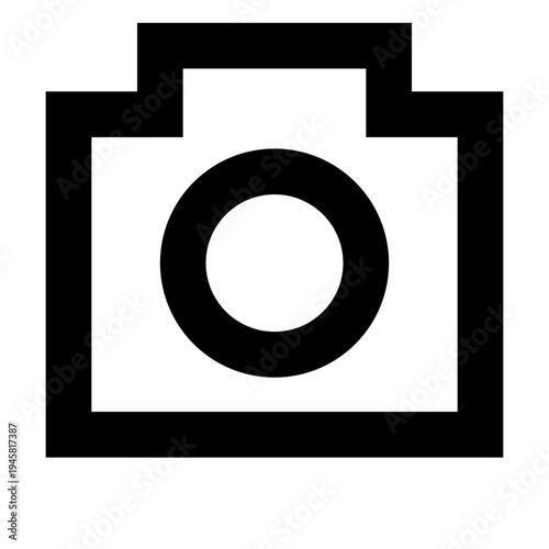 Camera icon for photo, image, capture, and visual content tools in digital interfaces. Perfect for apps, websites, and dashboards needing sharp, modern icons for media, files, or photography.