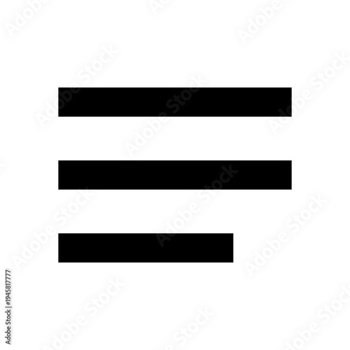 Paragraph icon for text editors, apps, and websites. Perfect for formatting blocks, writing tools, or content layouts in modern UIs needing a clear, bold visual for text or document structure.