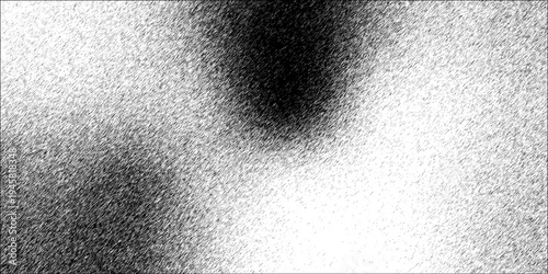  Vector black and white halftone texture, transitioning smoothly from dark to light with a dense arrangement of dots. Multicolor luxury background with noise texture. Black and White Texture for Styli