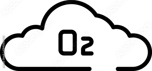 Rounded  Stroke O2 Icon