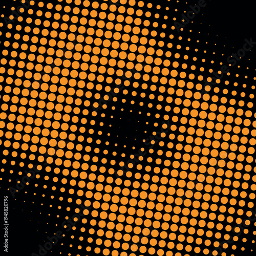 Black Vector halftone pattern easy edit for you design. Vector dots pattern on a white. Retro dots. Retro styled background of halftone dots.
