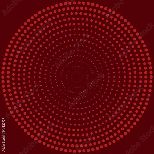 Red Vector halftone pattern easy edit for you design. Vector dots pattern on a white. Retro dots. Retro styled background of halftone dots