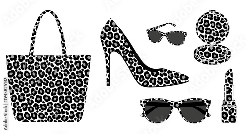 hand drawn vector illustration of a black lace