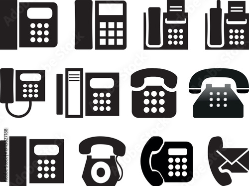 Phone icon. Simple phone icon. Vector illustration.