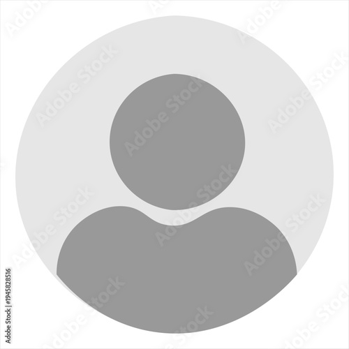 Plain pictogram user avatar headshot. Login profile button or log out unknown account admin icon. Register genderless line icon placeholder. Man or woman neutral gender.