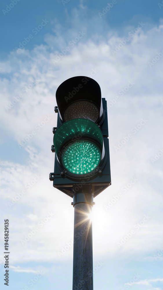 custom made wallpaper toronto digitalUrban traffic light at city intersection close-up. Image suitable for banners, transportation articles, traffic safety concepts, urban infrastructure topics, advertising, and website design.
