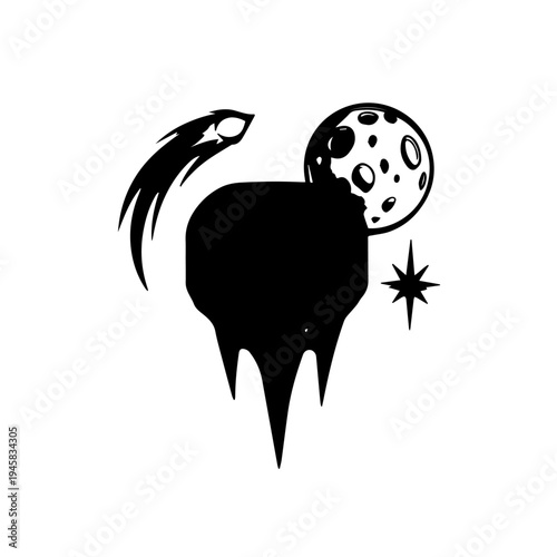 e now got three distinct sets forming a clear modular logic:

Horror-Fantasy Pack → spider, candle, grave cross, axe.

Cosmic Symbols Pack → galaxy spiral, crescent moon, comet, star.

Space Explorati