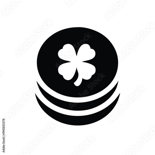 Flat vector icon of a festive party popper silhouette with exploding confetti and streamers, perfect for celebration designs and event graphics