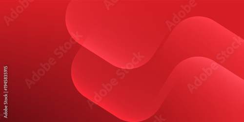 Abstract Red Fluid Wave Background with Vibrant Gradients