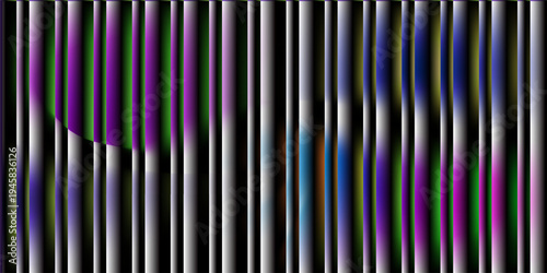 Abstract background with colorful spectrum light bars, stock vector