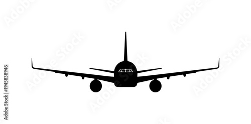 Airplane Flying Silhouette