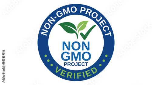 vector of non gmo product label