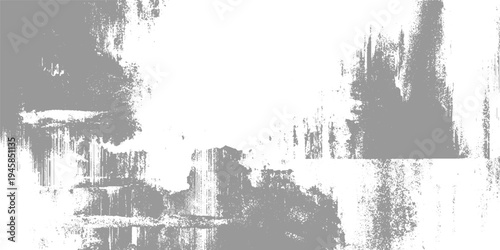 Gray distressed textured background with vertical brush strokes and speckled patterns white grunge