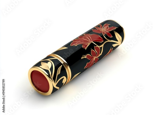 Ornate lipstick container