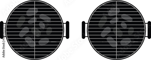 Pet hamster running wheel silhouettes, small rodent exercise toy icon set, animal cage activity vector illustration