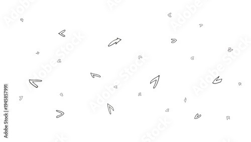 A calming and simple pattern of sketched birds, ideal for backgrounds, branding, or website elements. The clean lines evoke a sense of freedom and pea