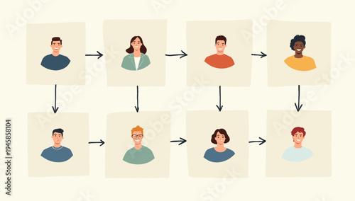 A cheerful illustration of a young man with a positive expression. Perfect for representing individuals, customers, or relatable characters in marketi