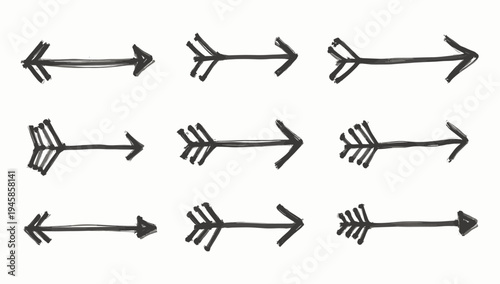 This minimalist image of two contrasting arrows evokes themes of conflict, choice, and opposing forces. Ideal for illustrating decision-making, strate