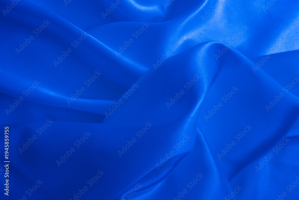 Obraz premium Blue fabric texture. Cloth background
