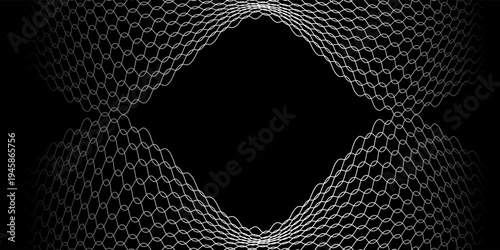 Mesh texture for fishing nets.