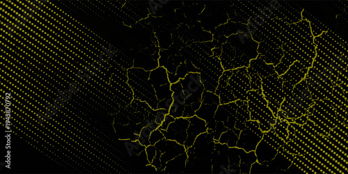 yellow black brush wrap car sticker pattern abstract banner sporty lines black yellow color combination grunge brush modern pattern. vector eps10.