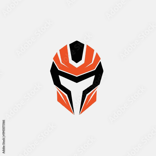 Motorcycle Helmet Design Modern Racing Style.