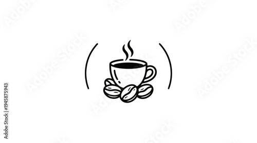 A logo for a coffee roasting company with a simple design