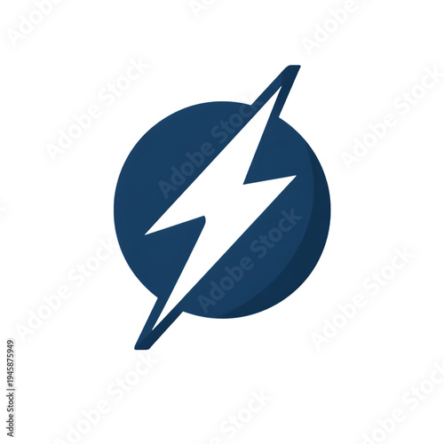 Blue lightning bolt logo icon Free Download Blue lightning bolt logo icon - GFXLoad