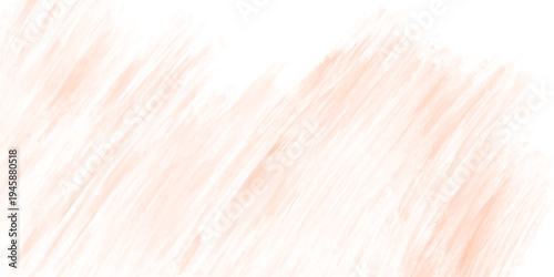 Light orange abstract vector texture background featuring soft watercolor brush strokes and diagonal peach paint streaks for modern aesthetic designs and elegant feminine creative backdrop design.