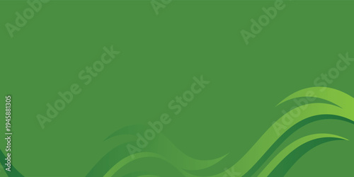 Abstract green wavy background.  modern green vector illustration design digital eps10