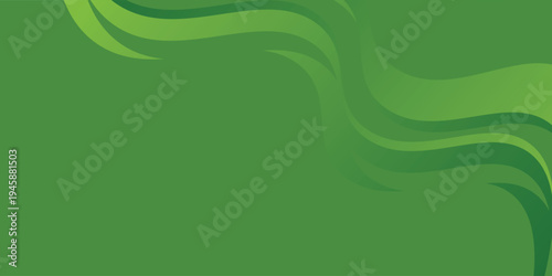 Abstract green wavy background.  modern green vector illustration design digital eps10
