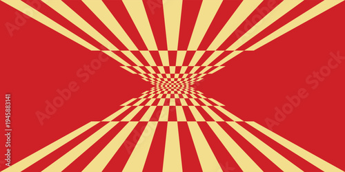 chess board pattern gold and red. seamless geometric pattern with triangles, red diamond checkerboard repeat pattern, replete image, design for fabric printing