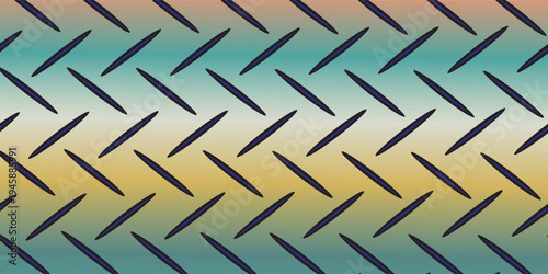 New multicolor abstract background with steel grid.