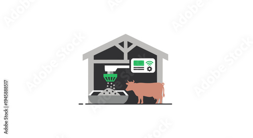 Cow standing next to a barn.