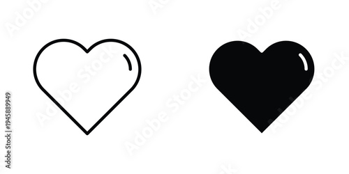 Heart icon graphic design vector symbols. Best for Graphics