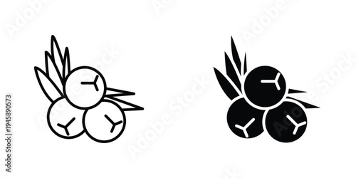Juniper icon graphic design vector symbols. Best for Graphics