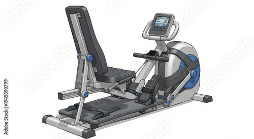 Exercise bike with digital display and ergonomic design for home gym