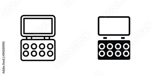 Makeup palette icon graphic design vector symbols. Best for Graphics