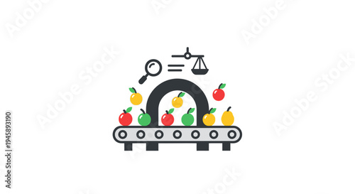 Food quality control inspection process system.