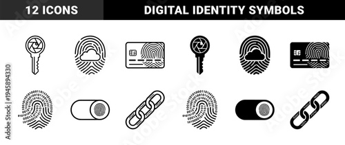 Biometric Security Hybrid Concepts Merging Fingerprint Textures with Digital Interface Elements Like Cloud Computing Credit Cards and Physical Keys