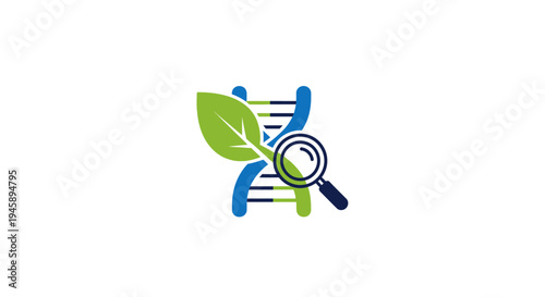 Genetic Research Biology Science Logo.