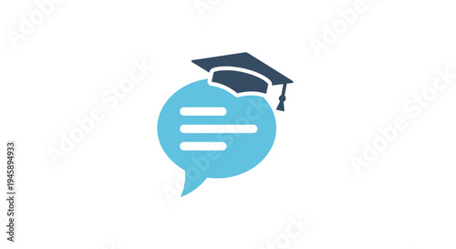 Graduation Academic Education Icon Design.