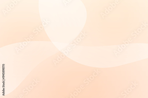 ベージュ色　液体シェイプ抽象背景グラデーション素材