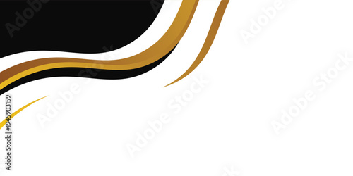 Vector abstract design web banner template. Web Design Elements - Header Design. Footer Design Abstract geometric web banner template on black