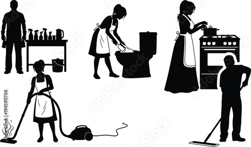 Farm animal silhouette collection, livestock figure outline, barnyard creature design, domestic animal motif illustration, rural nature icon, countryside art