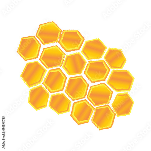 honeycomb with honey