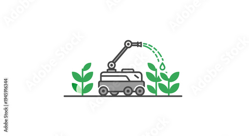 Robot Arm Machinery Industrial Equipment.